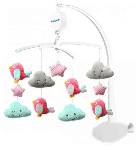 Механический мобиль BabyOno Птички и Облачка (626)