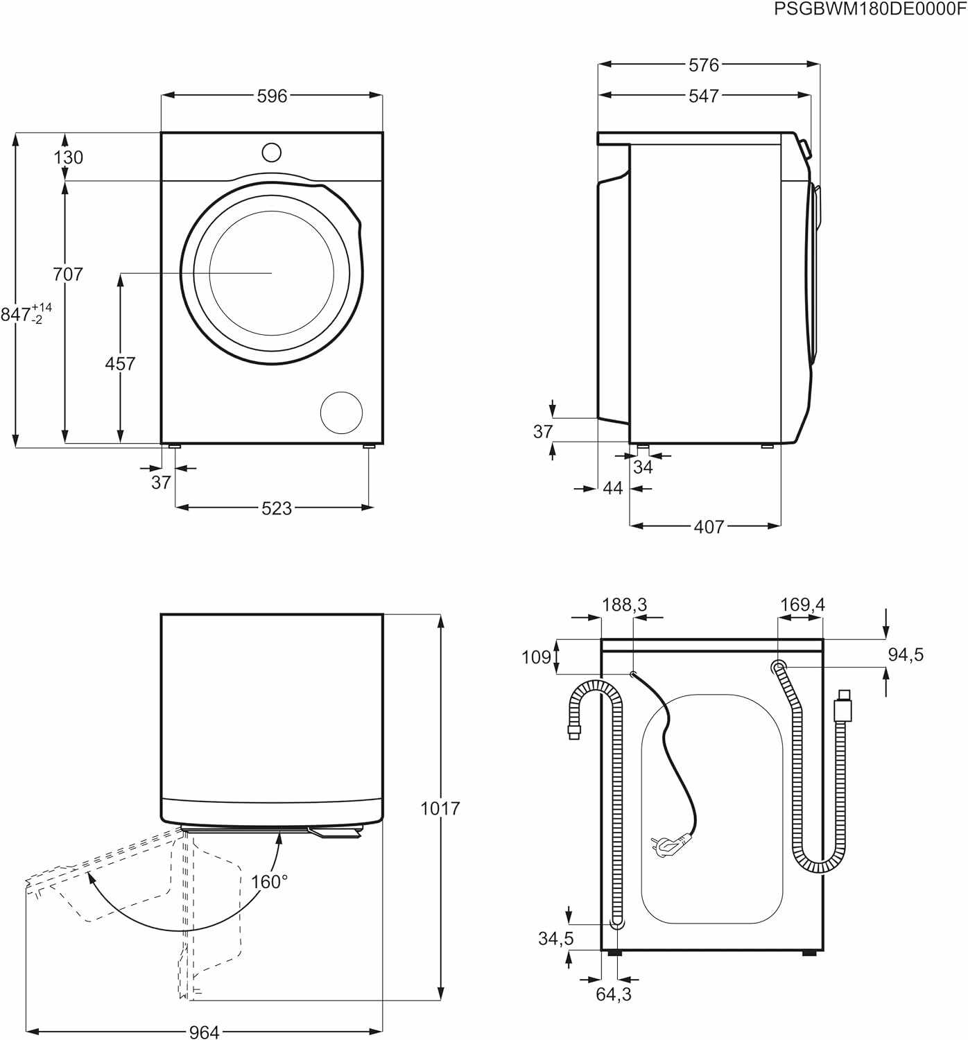 Стиральная машина AEG L6FBA51480 (8 кг) фотография 9