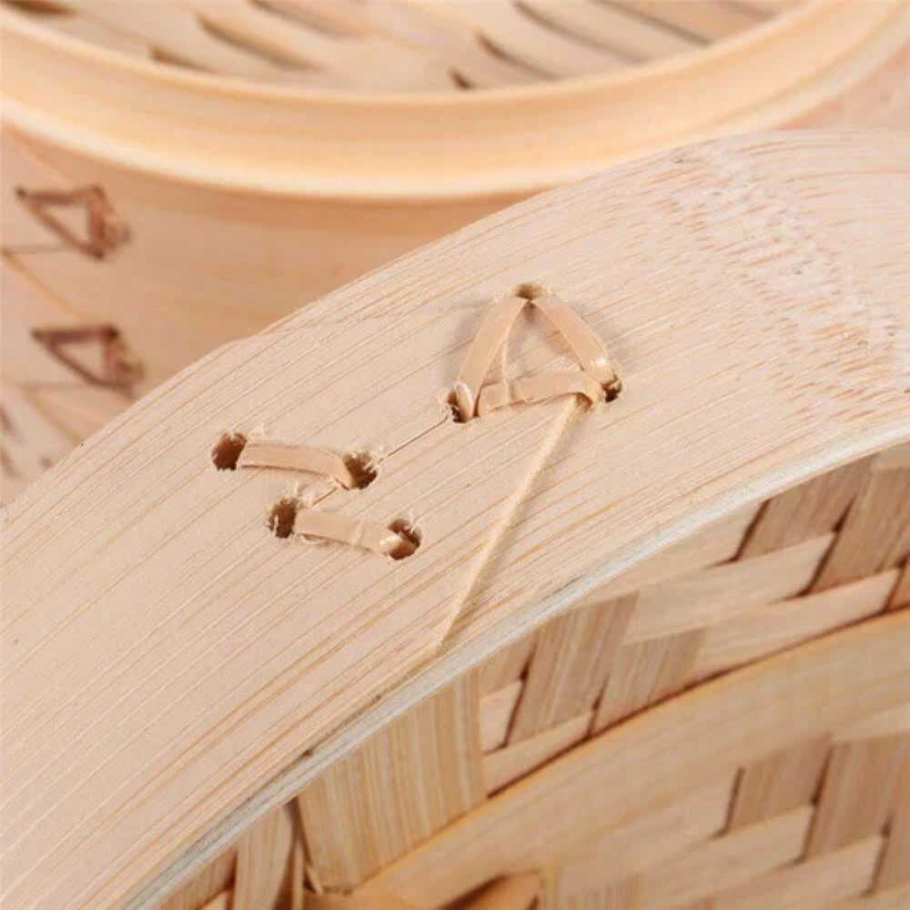 Пароварка бамбуковая Real Tang Steamer 2 яруса 24 см фотография 3