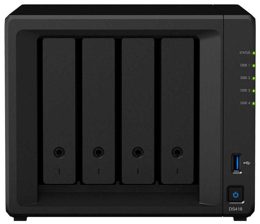 Сетевое хранилище Synology DS418 фотография 1