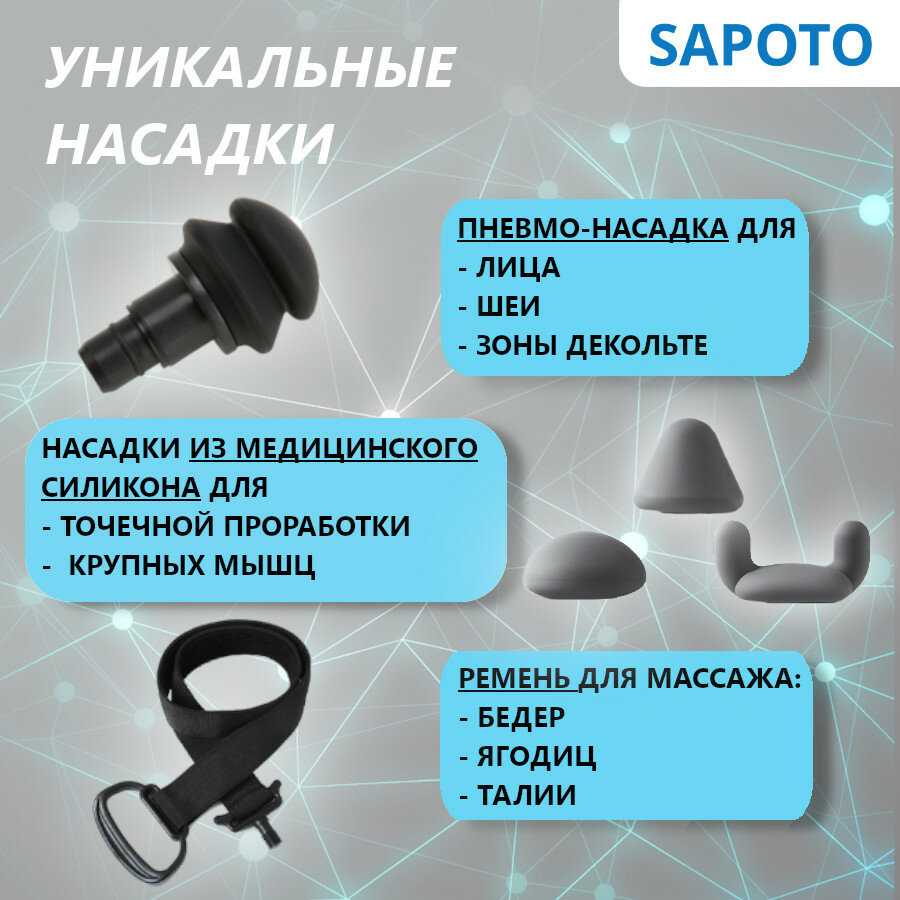 Перкуссионный массажер для тела SAPOTO Mini (SAPOTO) фотография 2