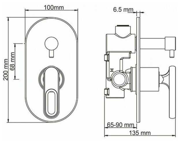 Смеситель Wasserkraft 1841 фотография 4