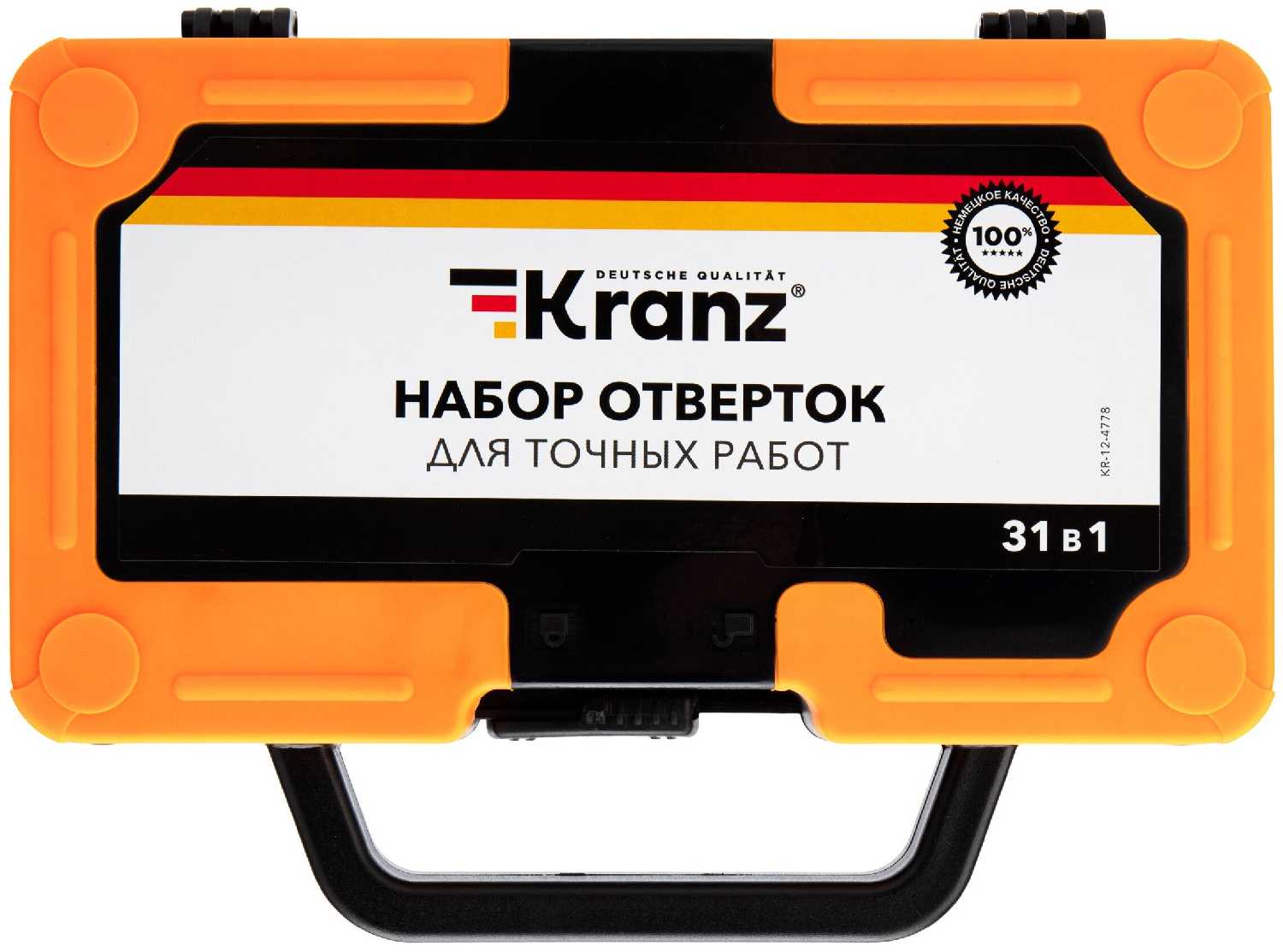 Набор универсальный инструментов и отверток для ремонта и точных работ KRANZ 31 предмет фотография 7