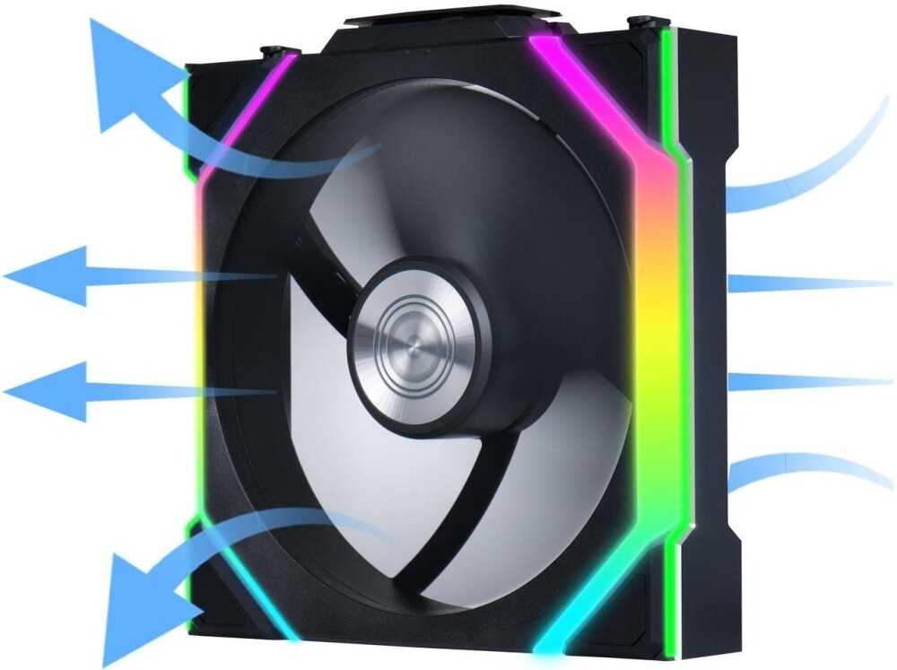 Вентиляторы для корпуса Lian Li UNI FAN SL WIRELESS 120 Reverse [G99.12RSL1W3B-R0] фотография 3
