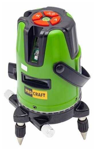 Лазерный уровень, нивелир Procraft LE-3D, 3 линии луча, +/-0,5мм/м, дальность 15м фотография 3