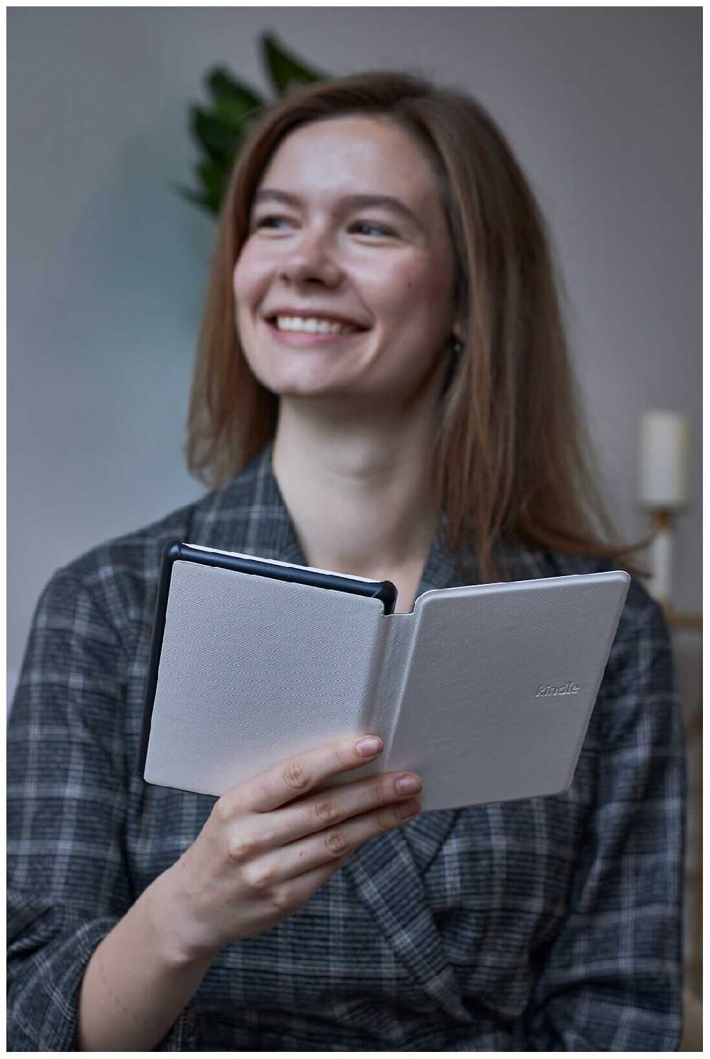 Электронная книга Amazon Kindle 10 2020 8Gb White + Чехол UltraSlim фотография 11