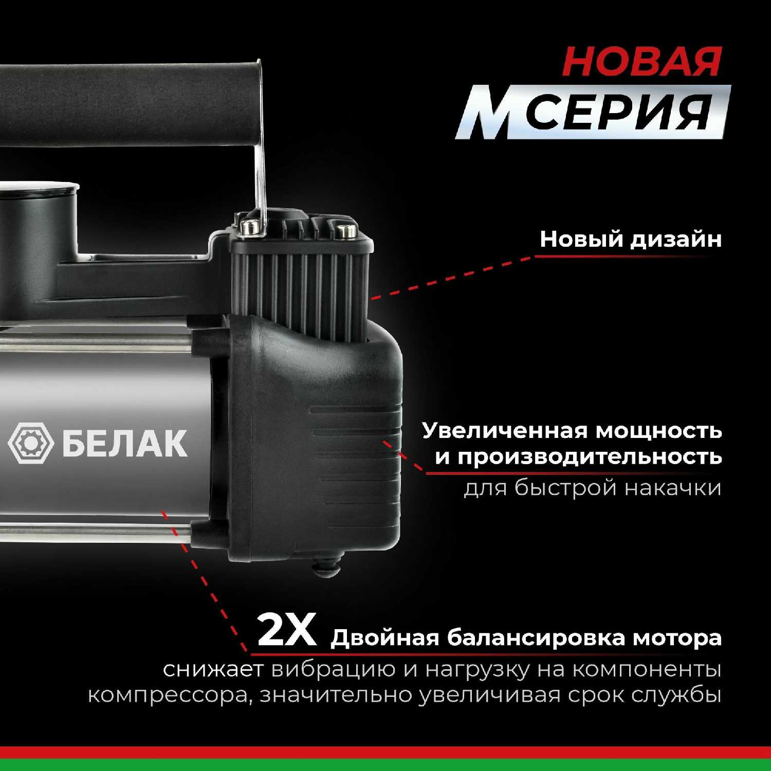 Компрессор автомобильный Мистраль - 40М (БАК.99166) фотография 1