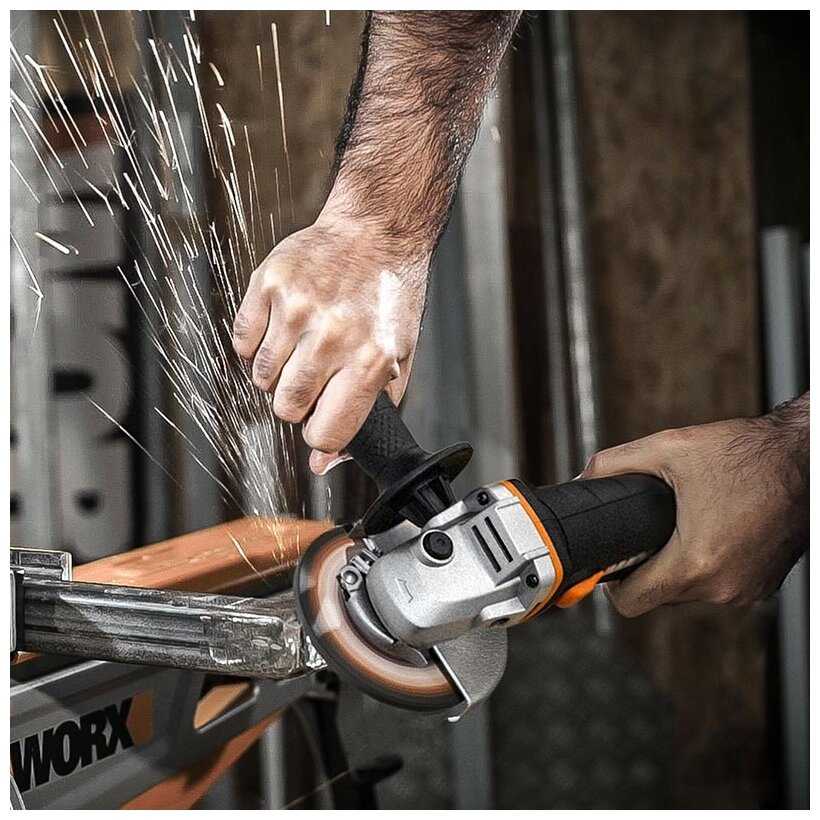 Аккумуляторная УШМ Worx WX803.9 125 мм фотография 6