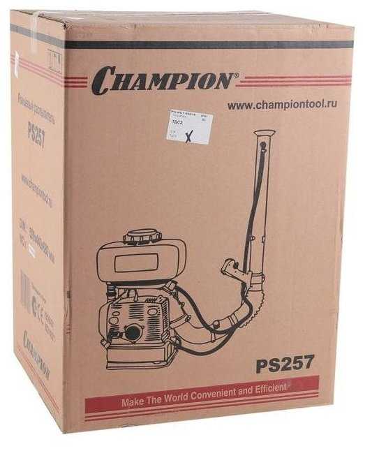 Бензиновый опрыскиватель CHAMPION PS257 фотография 11