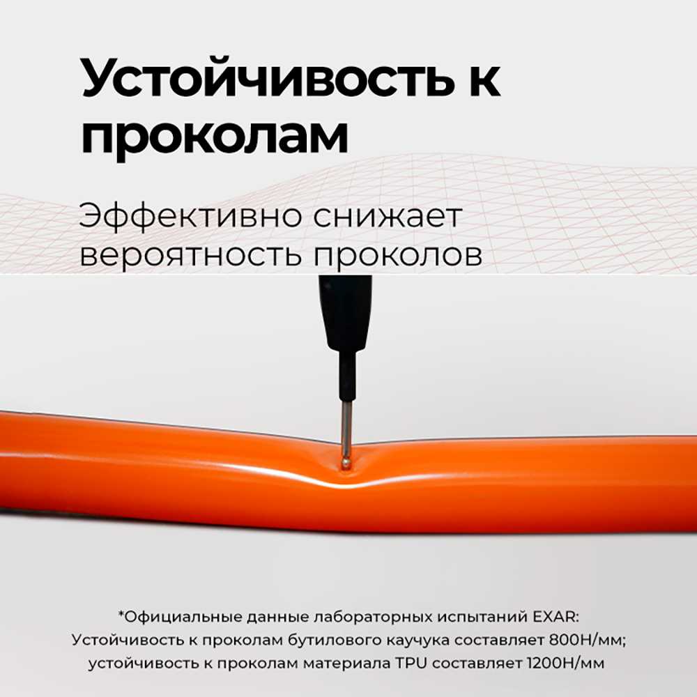 Камера для шоссейных колес Magene EXAR TPU Tube (60L) фотография 5