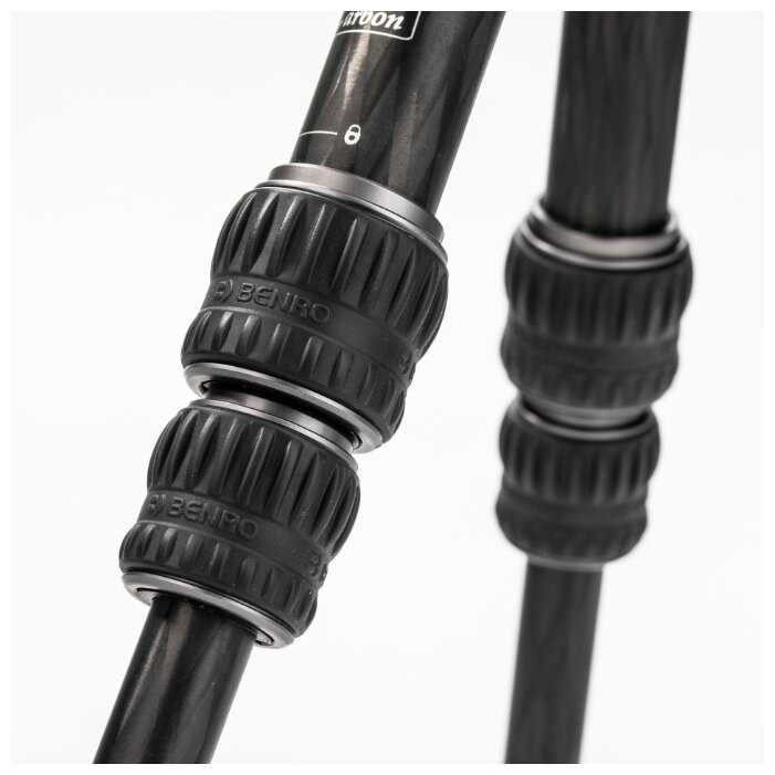 Benro TTOR03CGX25 штатив Tortoise с шаровой головой/карбоновый с цангами фотография 3