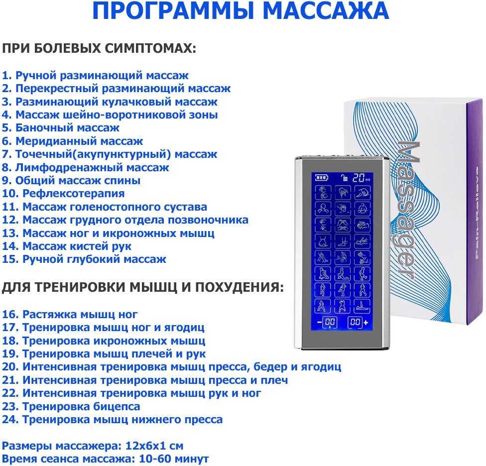 Массажер миостимулятор для тела EMS-450 фотография 4
