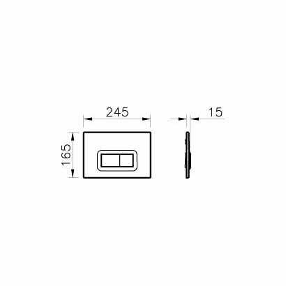 Кнопка смыва VitrA Loop R (740-0680) фотография 3
