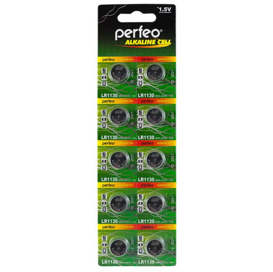 Perfeo Alkaline Cell AG10 (LR1130) фотография 4