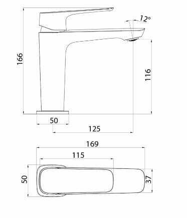 Смеситель для раковины Iddis Token (TOKSB00i01) фотография 3