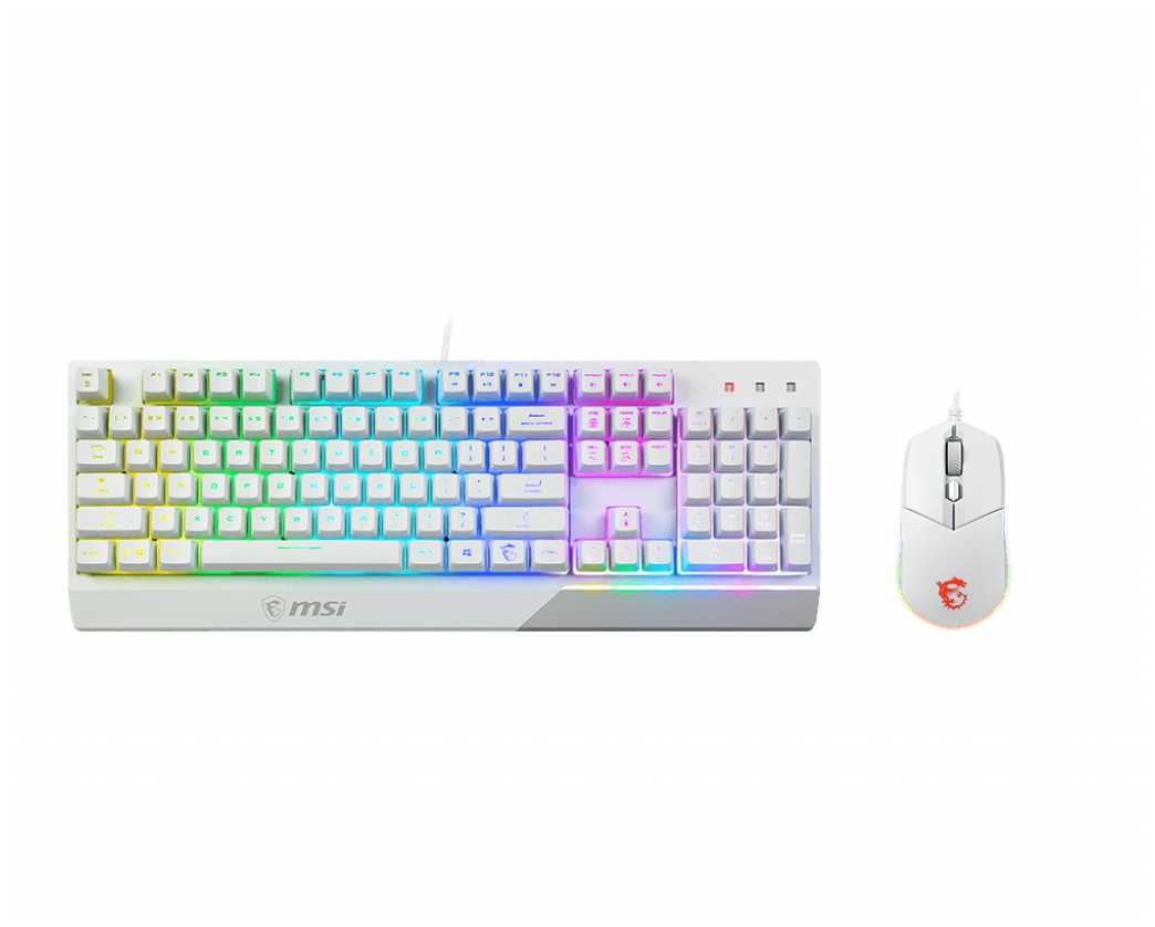 Игровой комплект MSI VIGOR GK30 COMBO White фотография 3