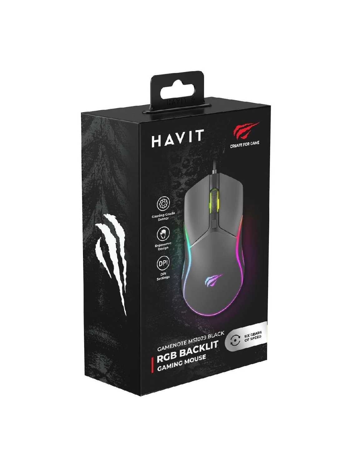 Игровая мышь Havit MS1029 фотография 5