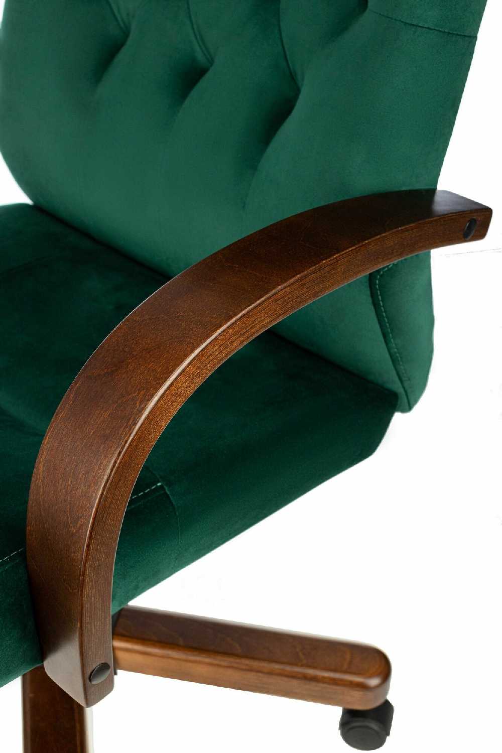 Кресло руководителя Бюрократ T-9928WALNUT (t-9928walnut/fabr/gn) фотография 8