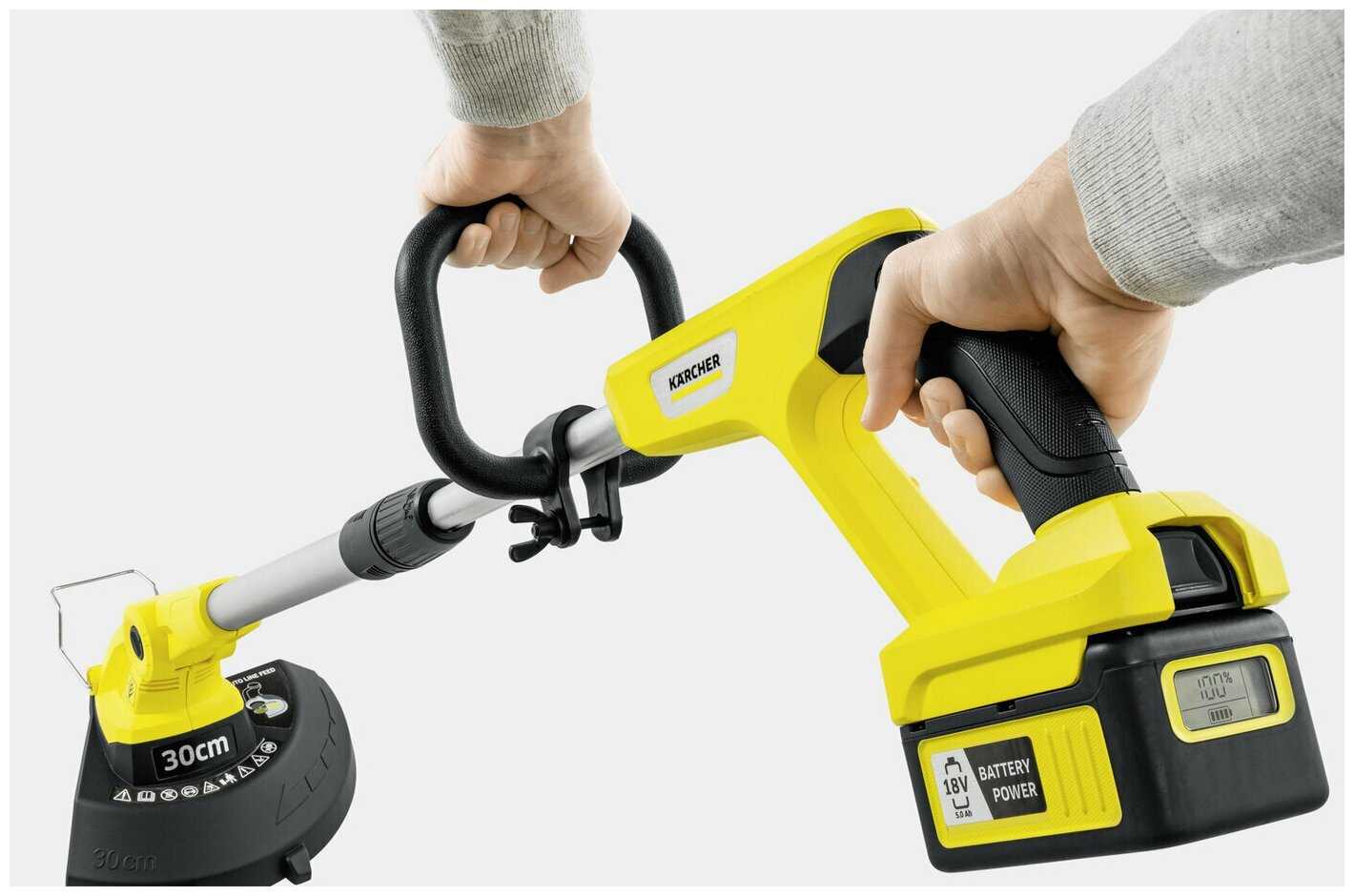 Триммер электрический KARCHER LTR 18-30 Battery Set фотография 17