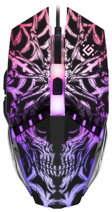 Игровая мышка для компьютера Defender Prototype оптика 6 кнопок 2400 dpi фотография 1