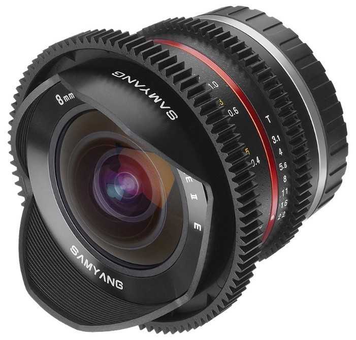 Объектив Samyang 8mm T3.1 V-DSLR UMC Fish-eye II Canon M фотография 2