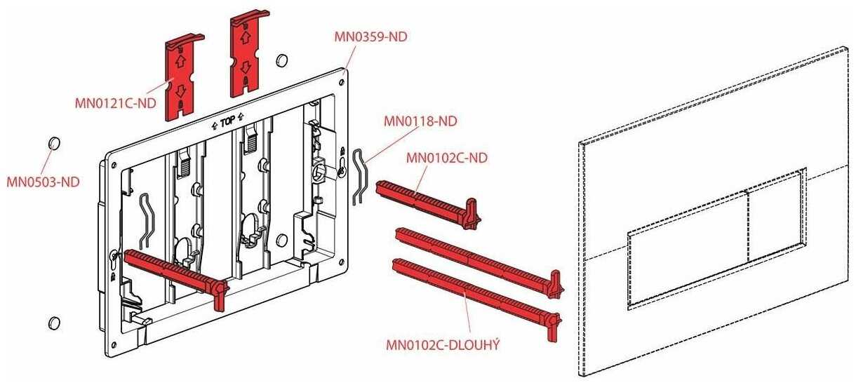 Кнопка смыва Alcadrain M572 фотография 4