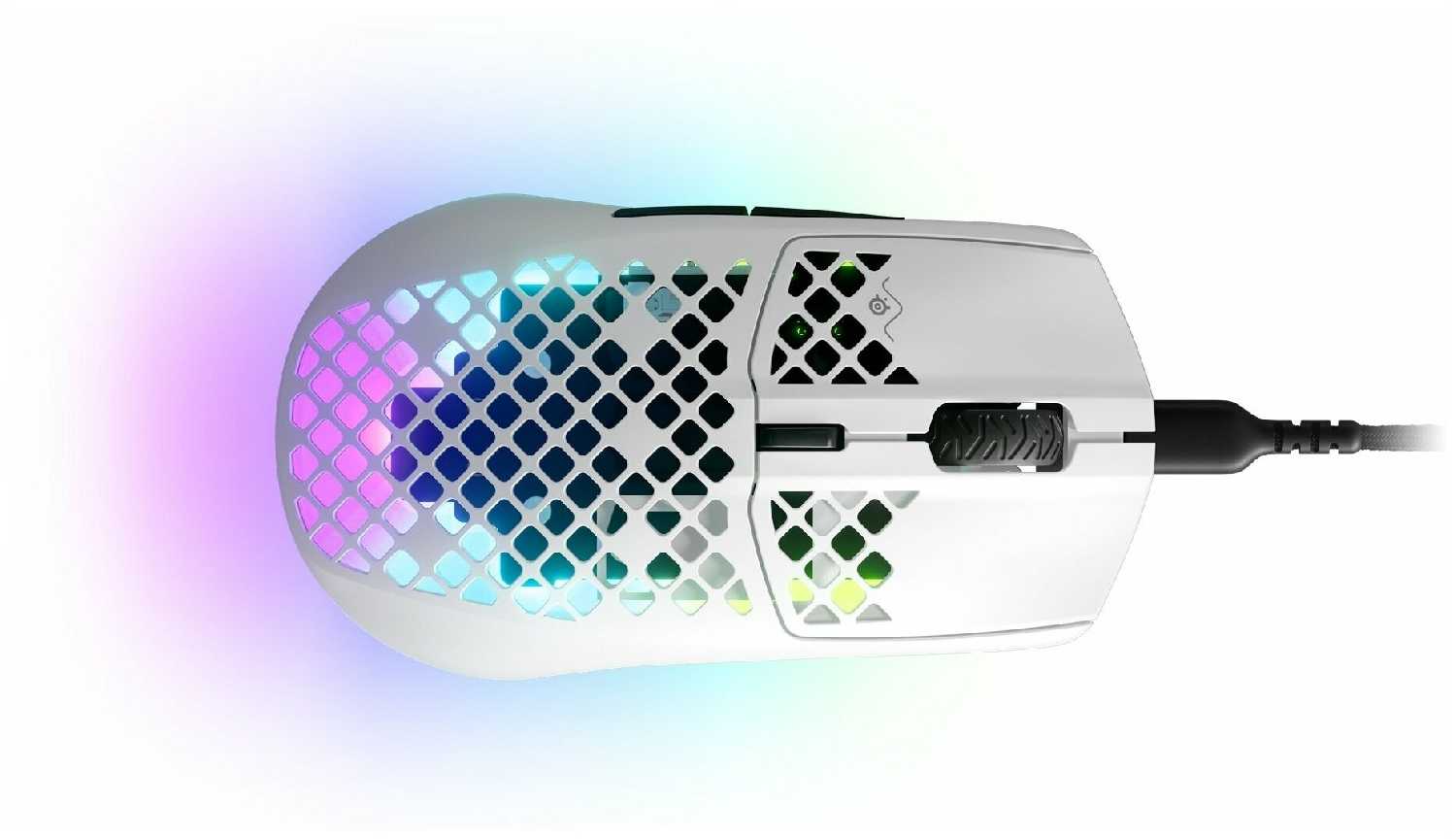 Игровая мышь SteelSeries Aerox 3 (Snow) фотография 1
