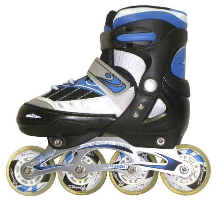 Коньки роликовые раздвижные Amigo Sport A-3600 (30-33) Blue фотография 1