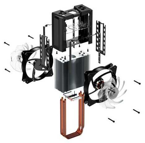 Кулер для процессора Cooler Master MasterAir MA410M фотография 4