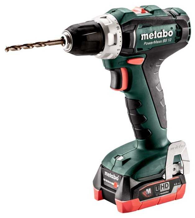 Аккумуляторная дрель-шуруповерт Metabo PowerMaxx BS 12 LiHD 601036800