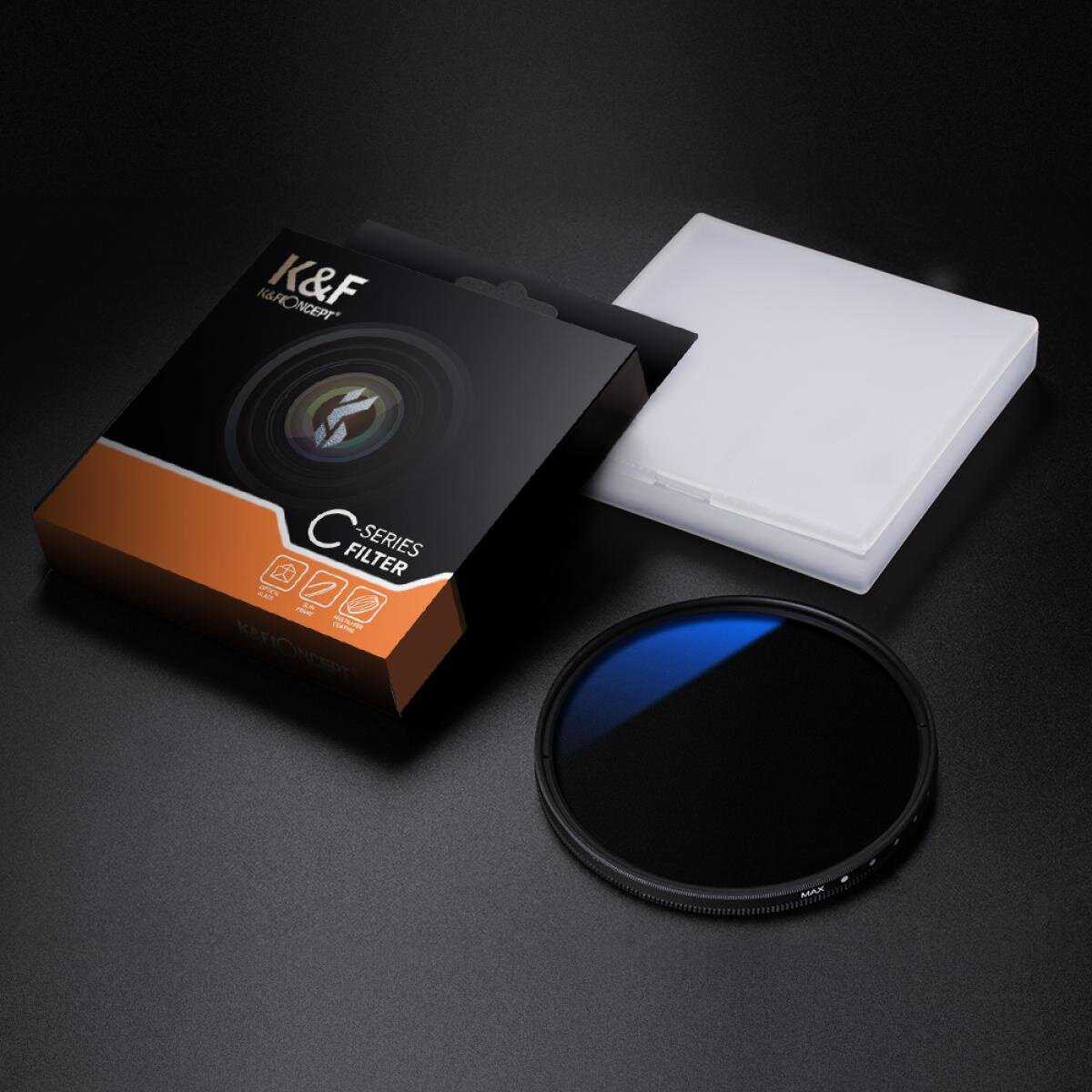 Светофильтр K&F Concept Slim Blue Coated ND2-400 (40.5мм) фотография 6