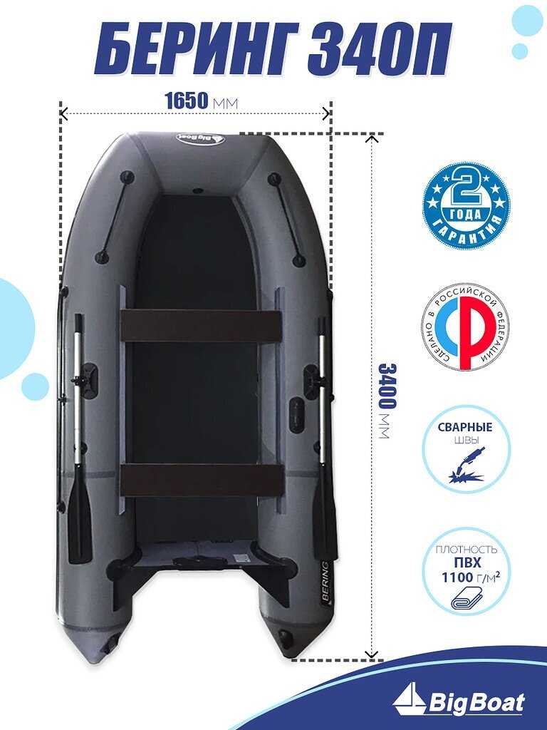Надувная лодка Bering 340П фотография 4