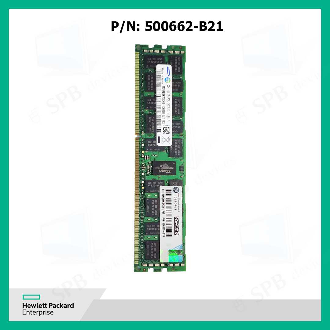 Оперативная память HP 8 ГБ DDR3 RDIMM (500662-B21) фотография 19