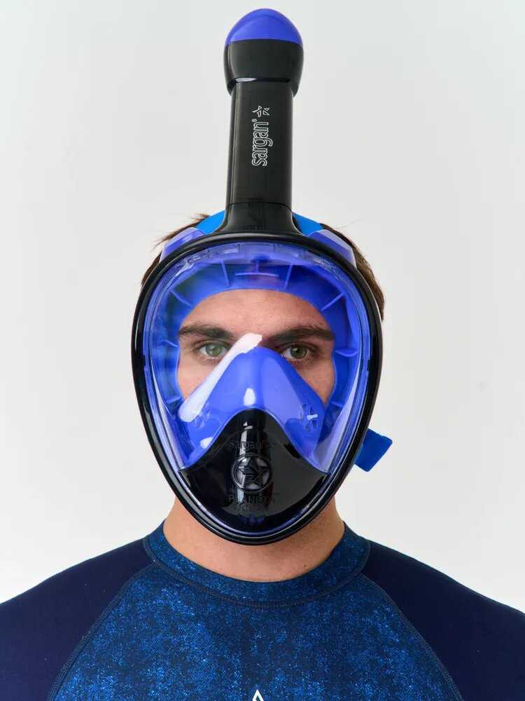 Маска для снорклинга и подводного плавания SARGAN PLANETA OCEAN (L-XL)