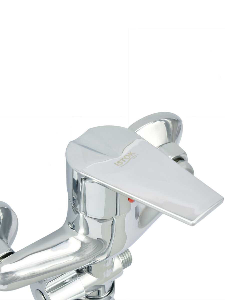 Смеситель Istok life одноручный смеситель [ванно-душевой] [с длинным L-изливом] [дивертор выносной] фотография 6