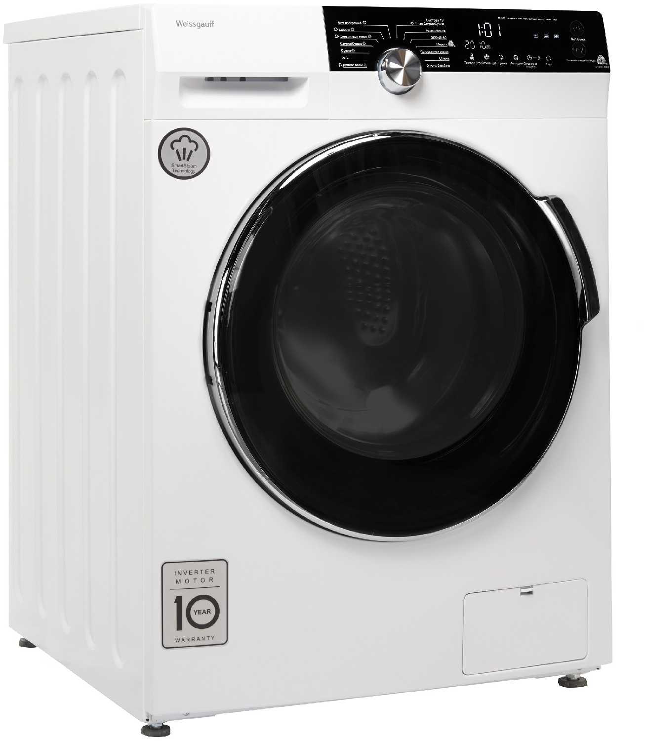 Стиральная машина с сушкой Weissgauff WMD 6150 DC Inverter Steam фотография 2