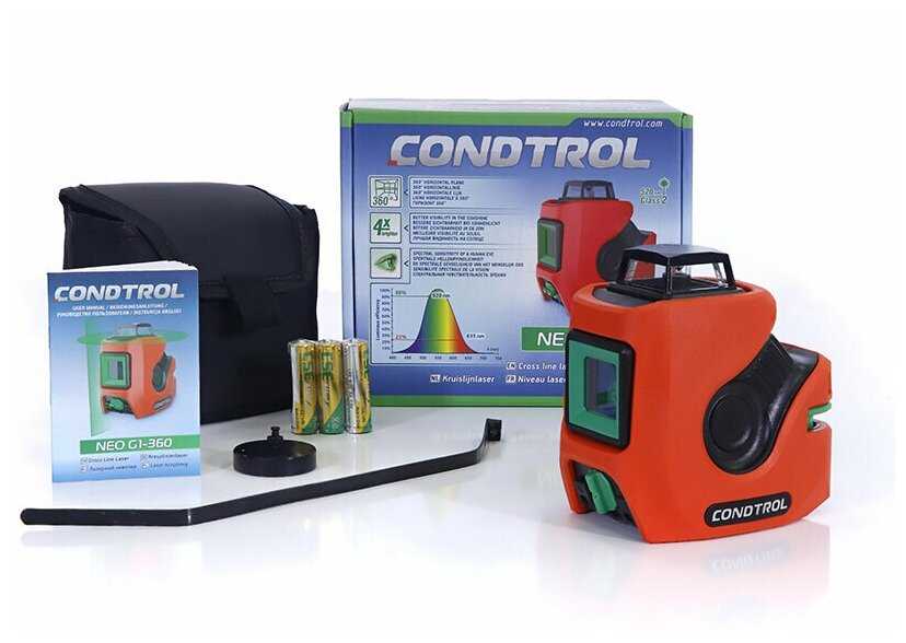 Лазерный нивелир CONDTROL Neo G1-360 (1-2-156) фотография 14