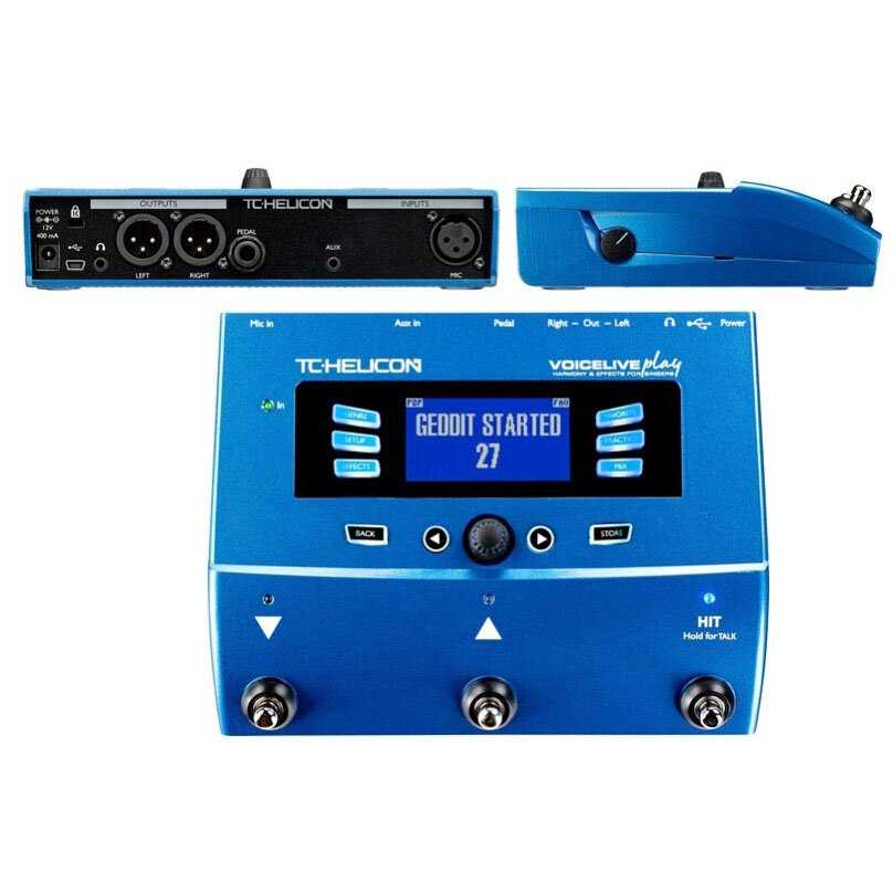 Напольный вокальный процессор TC Helicon Voicelive Play фотография 19