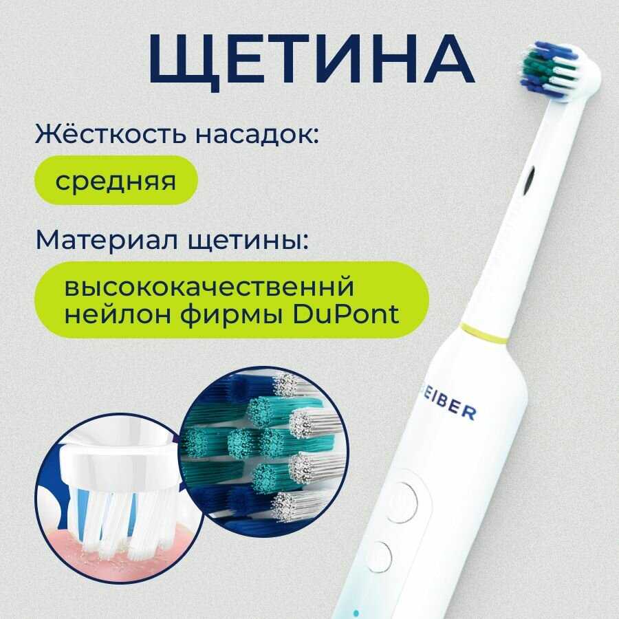 Электрическая зубная щетка взрослая комплект: футляр для щетки, сменные насадки, подставка, зарядная станция фотография 4