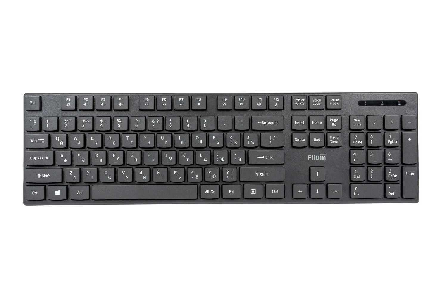 Комплект клавиатура и мышь Filum Wireless FL-KTW10 фотография 8