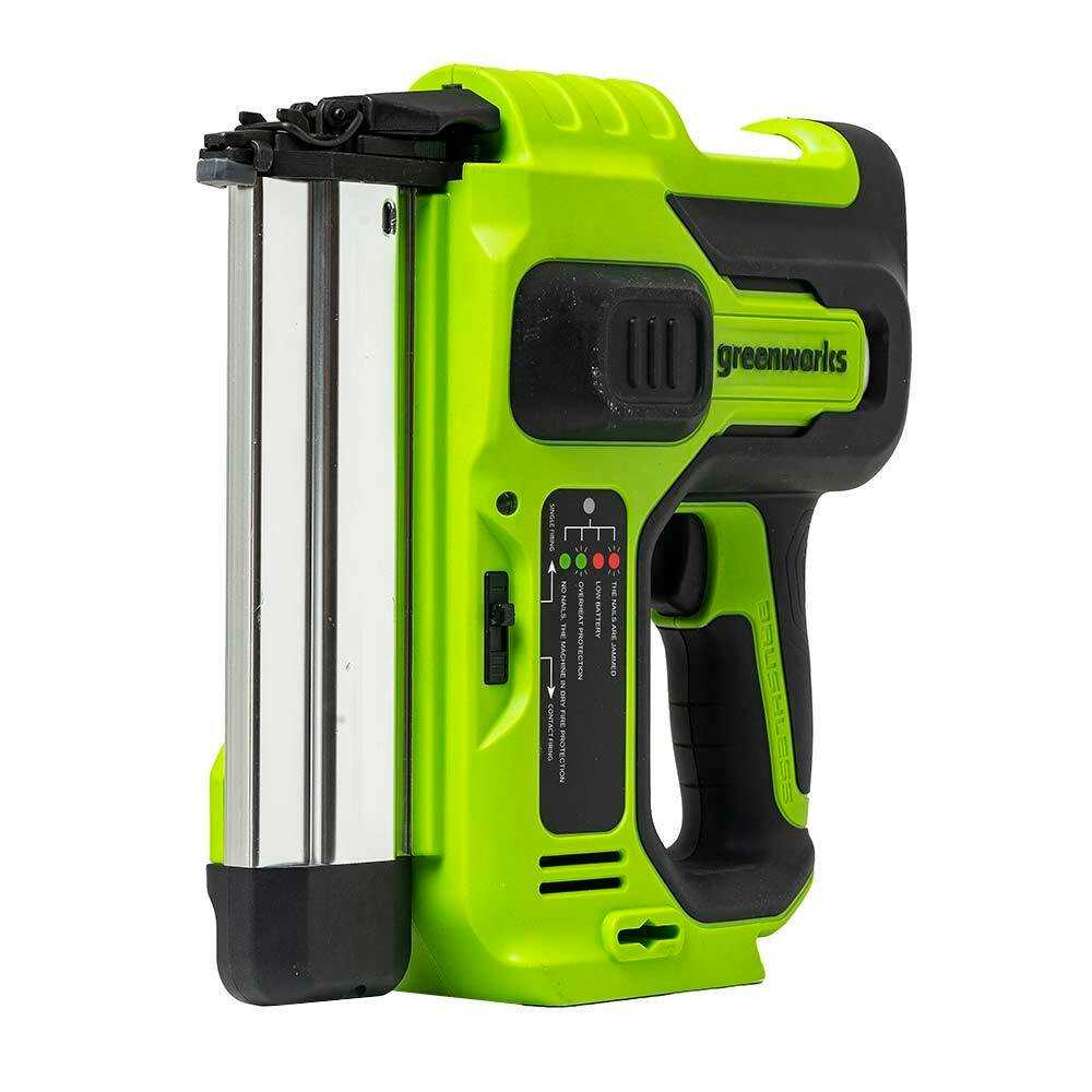 Гвоздезабивной пистолет Greenworks GD24BN 24В без АКБ и ЗУ фотография 12