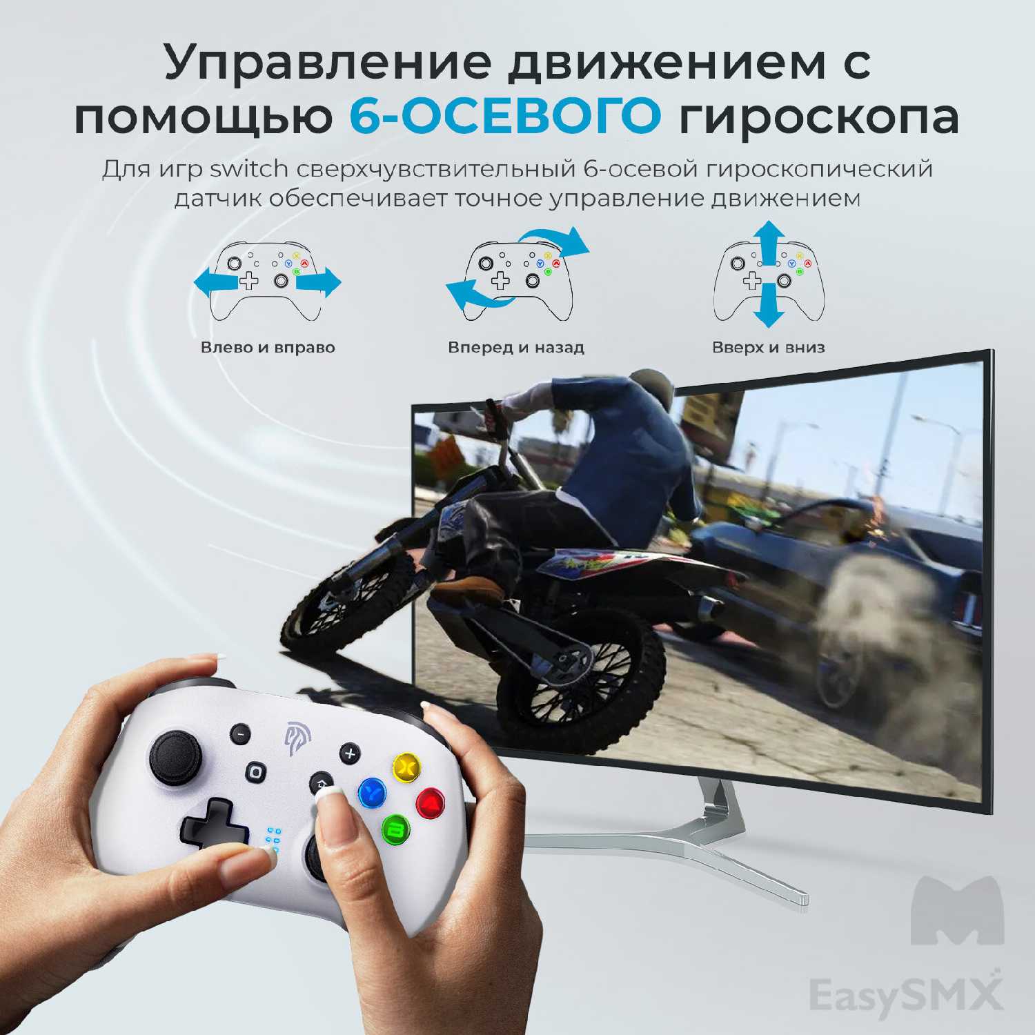 Беспроводной геймпад EasySMX ESM-9124 (VG-C401) фотография 23