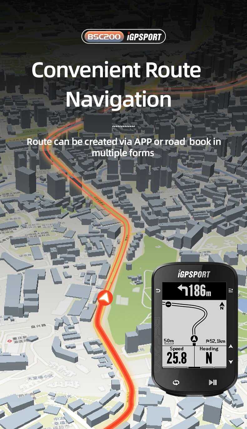 Велокомпьютер IGPSPORT BSC200 (BSC200C) фотография 9