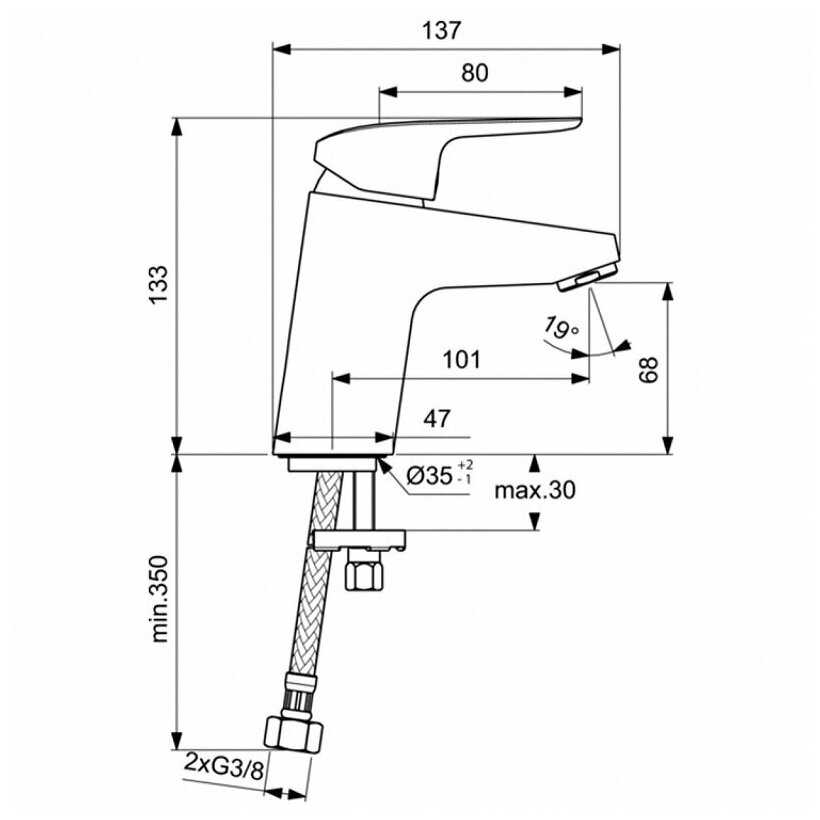 Смеситель Ideal Standard B1710AA фотография 4