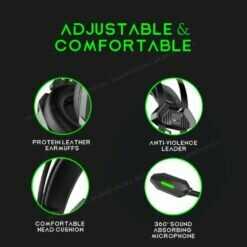 Игровые накладные наушники с микрофоном Yesido EK03 Game Headset фотография 2