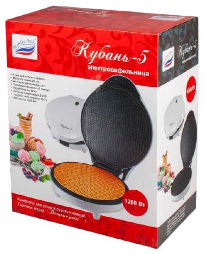 Вафельница Великие реки Кубань-5 фотография 3