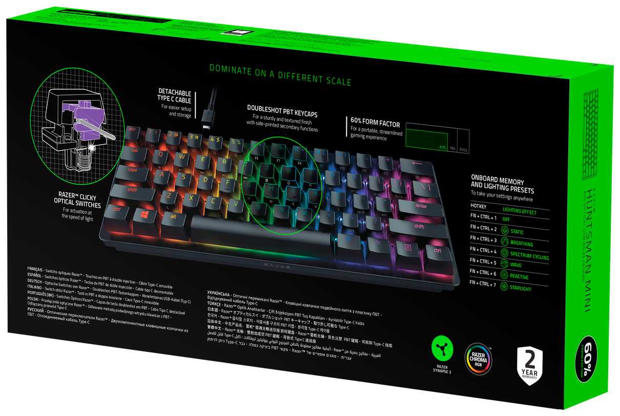 Игровая клавиатура Razer Huntsman V3 Pro (Analog Optical Switches Gen-2) фотография 19
