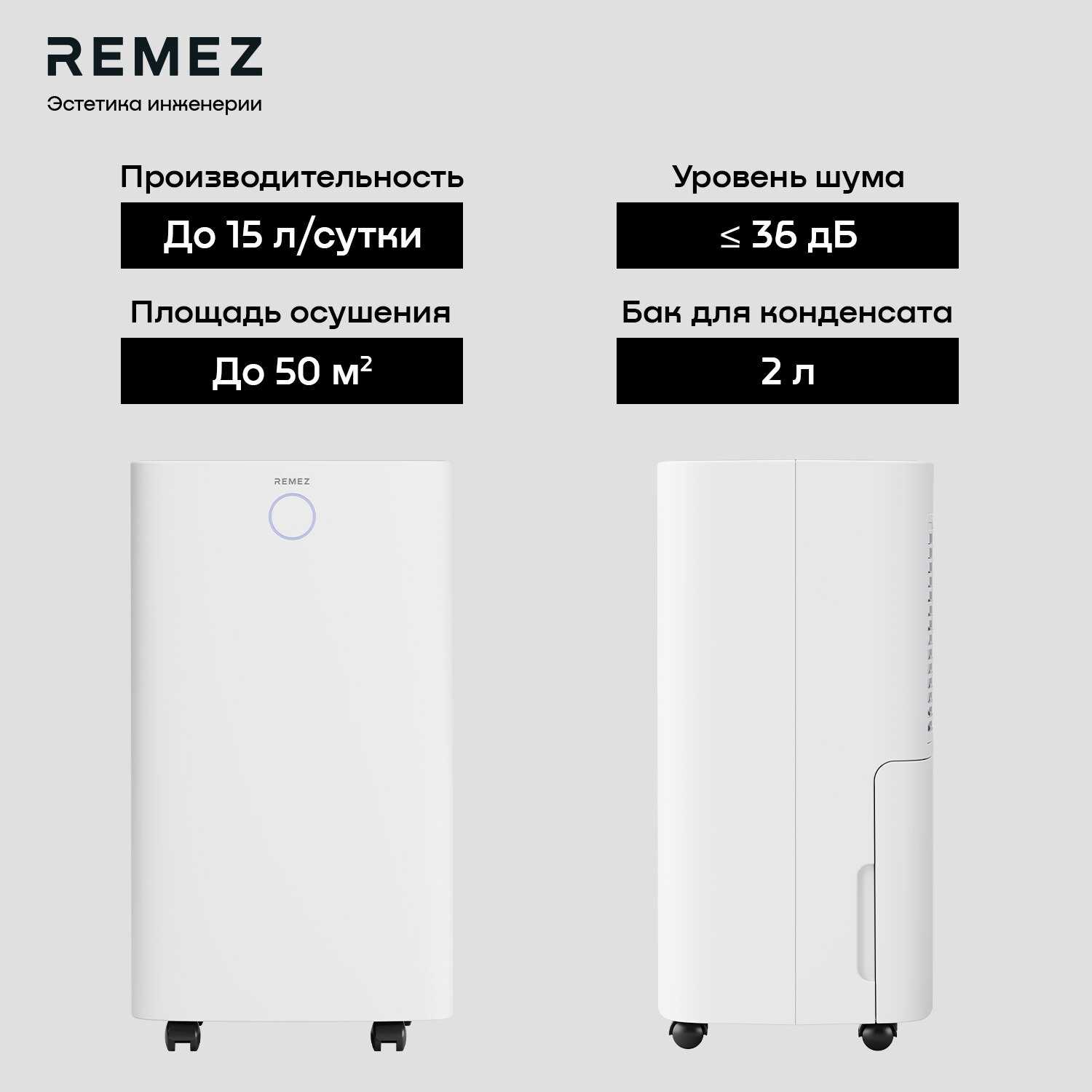 Умный осушитель воздуха REMEZ RMD-312 фотография 6