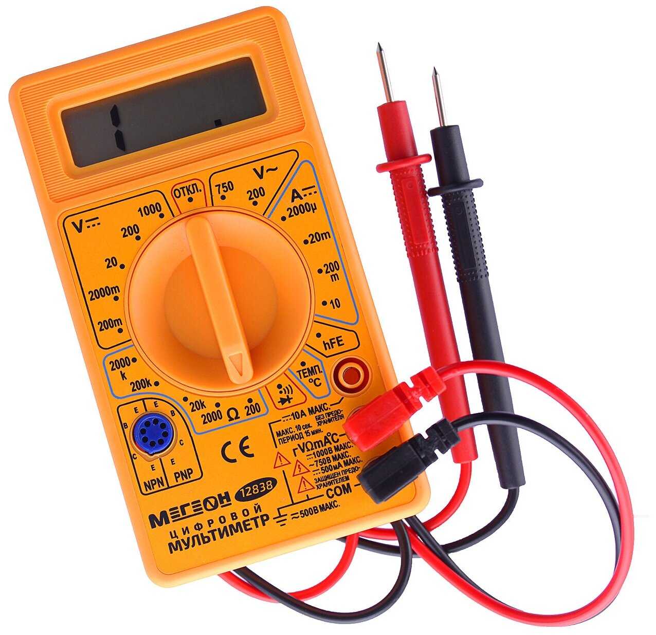 Мультиметр мегеон 12838 фотография 1