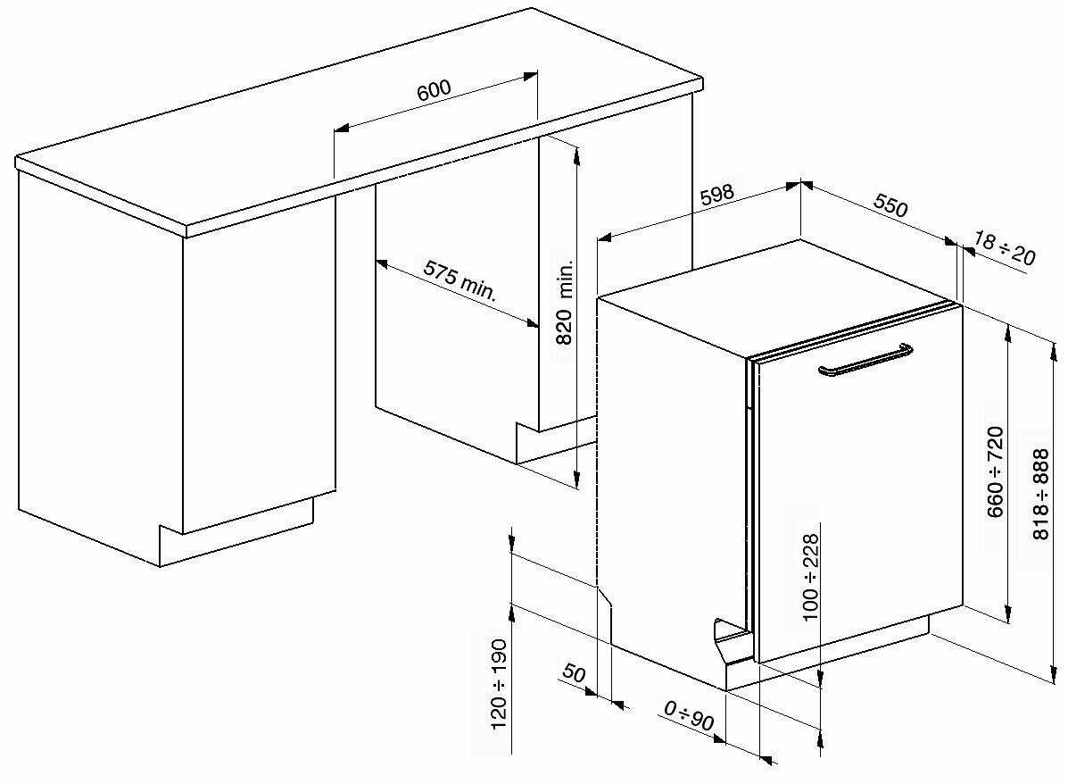 Посудомоечная машина Smeg ST363CL фотография 14